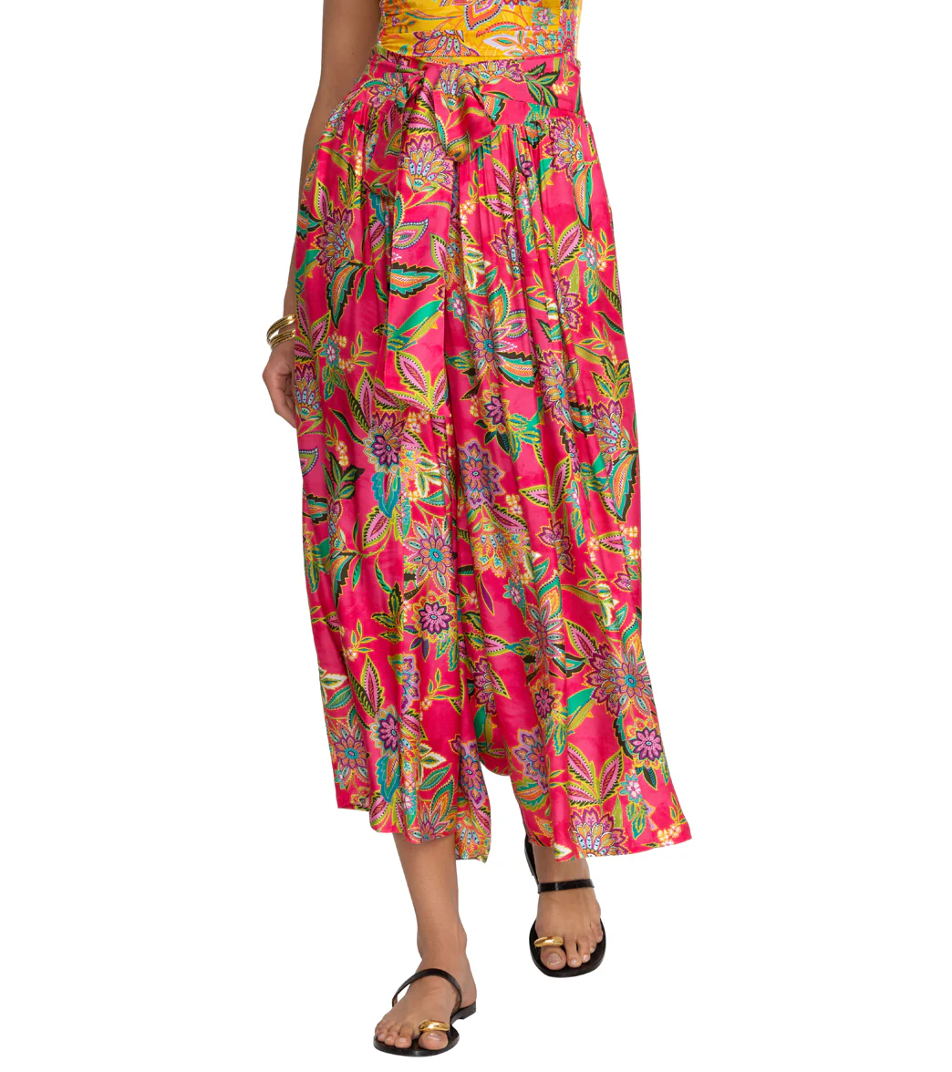 Johnny Was Women's Flamingo Palazzo Cropped Pant - Image 5