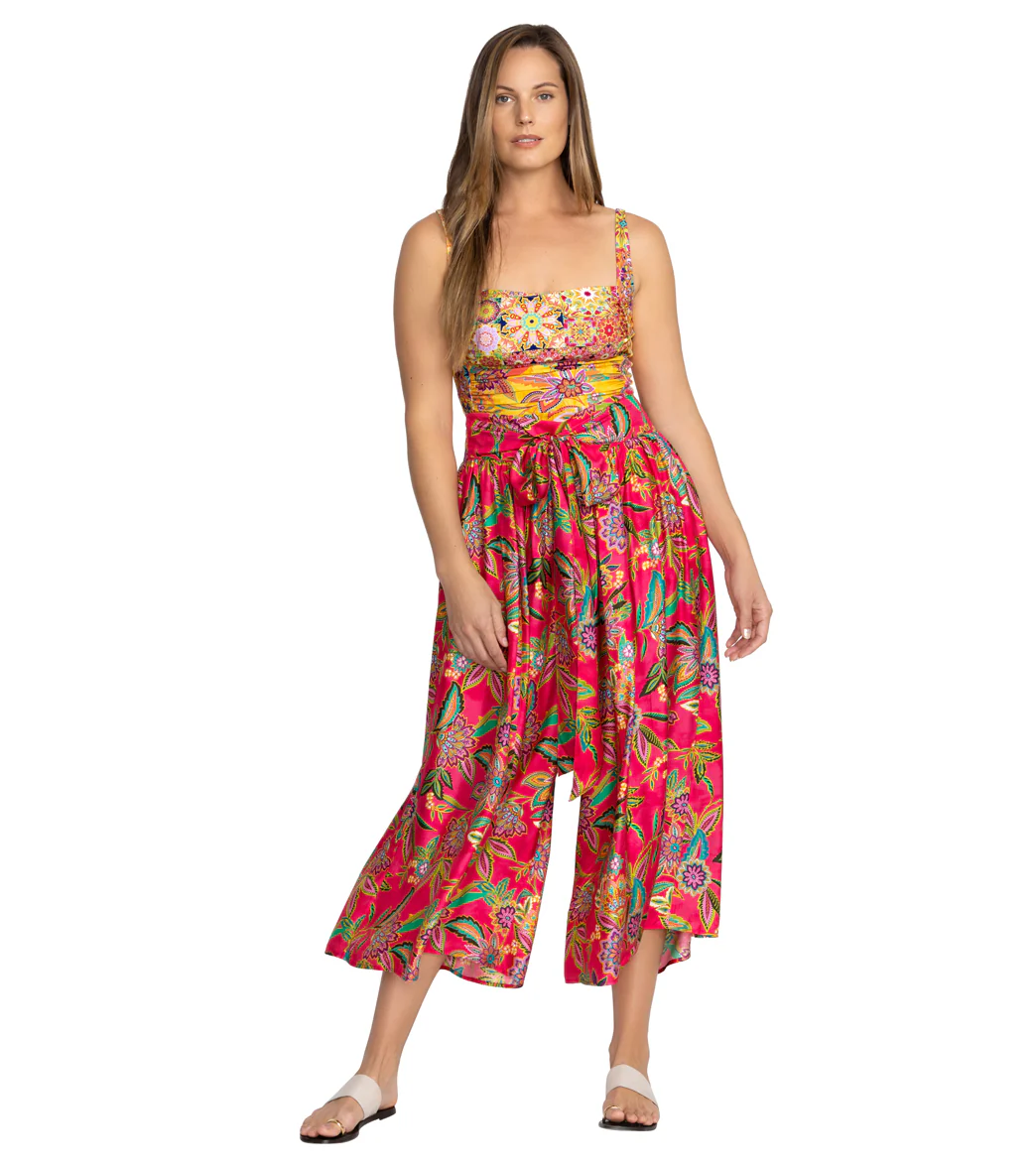 Johnny Was Women's Flamingo Palazzo Cropped Pant - Image 8