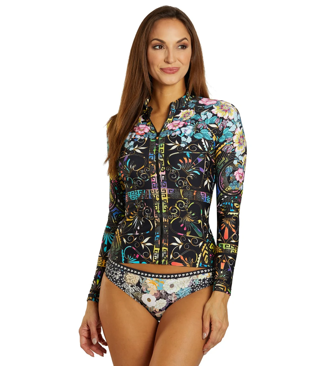Johnny Was Women's Floral Peace Joy Surf Shirt - Image 6