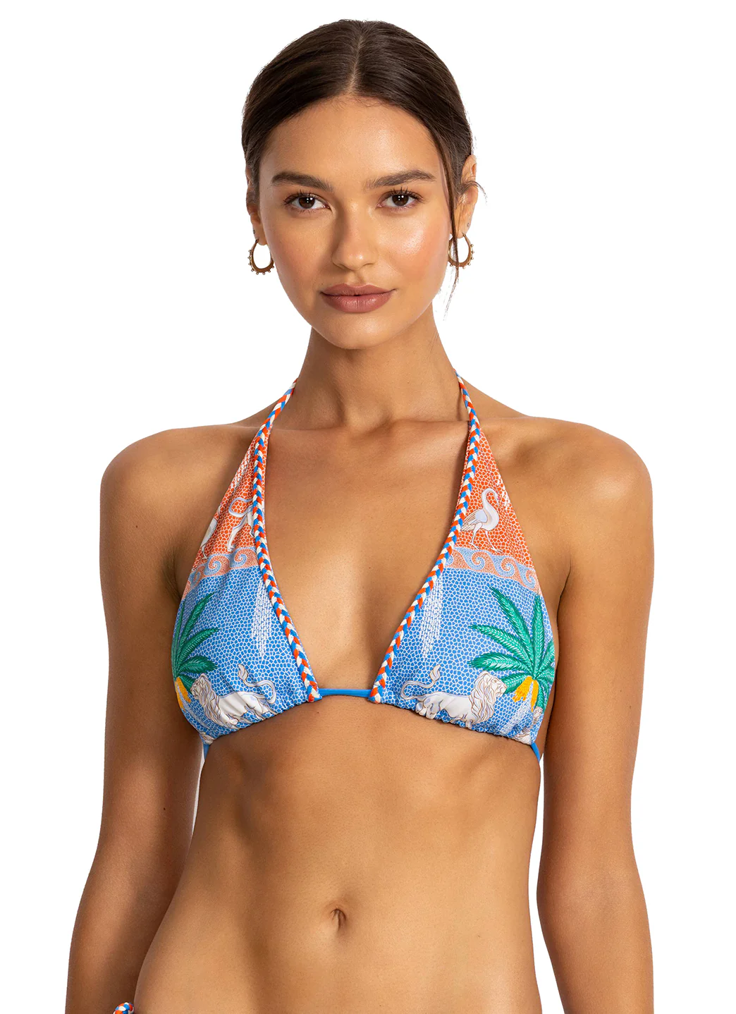 Johnny Was Women's Johnny Was x Paolita Circe's Garden Braid String Bikini Top - Image 2