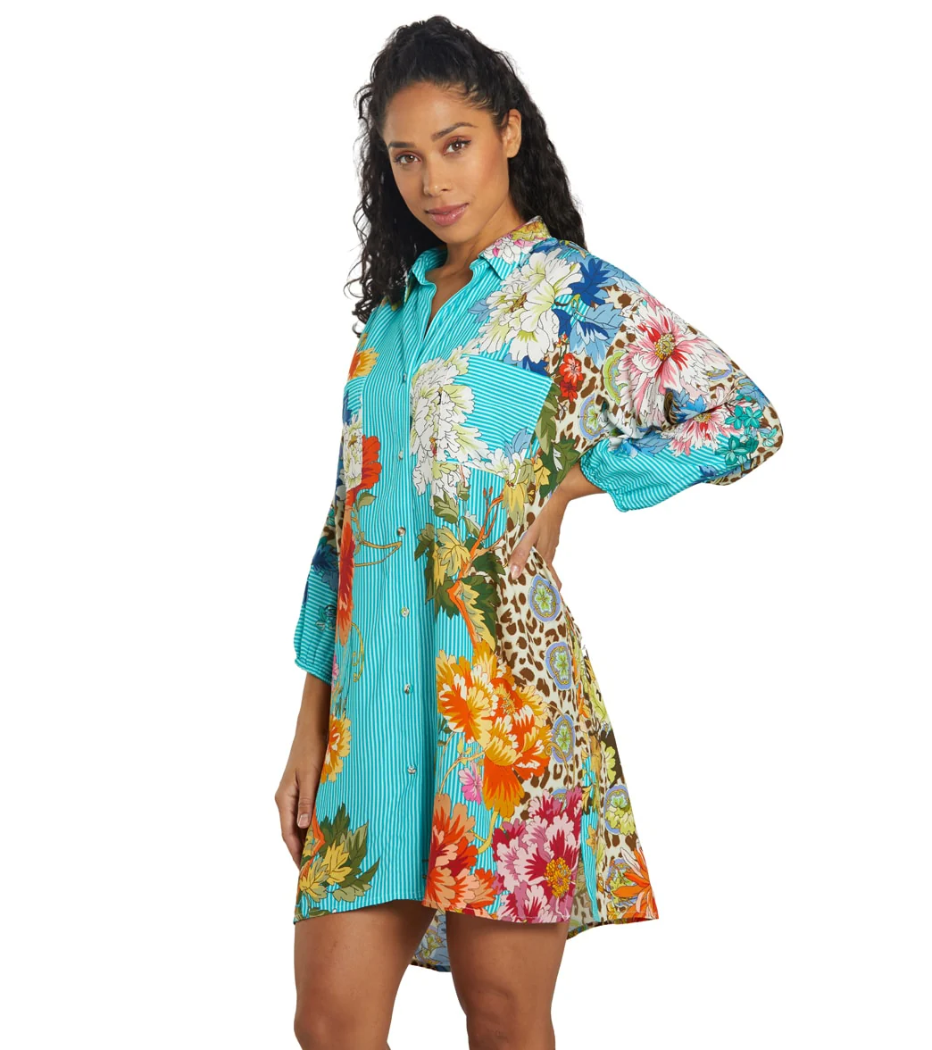 Johnny Was Women's Leopard Shirt Dress - Image 4