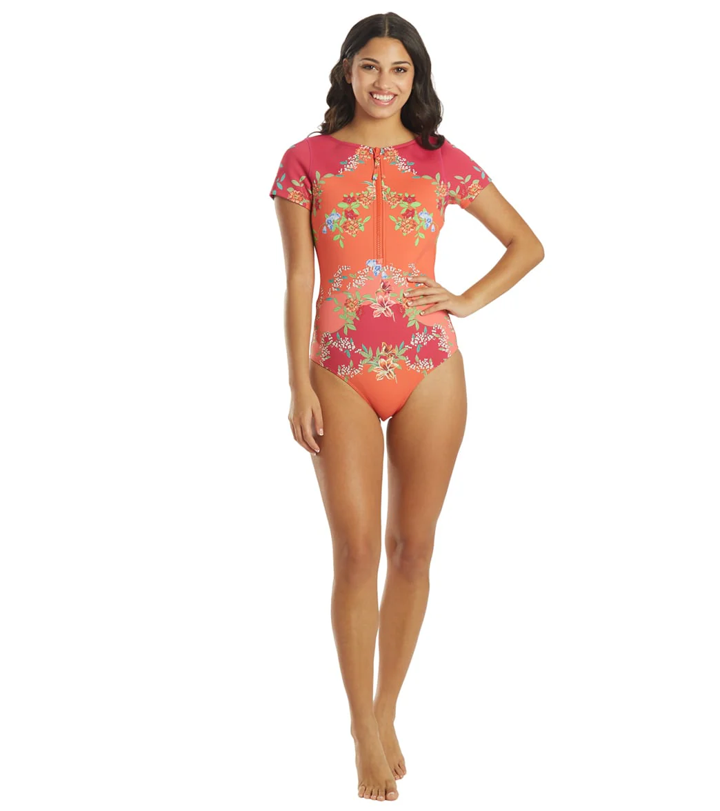 Johnny Was Women's Lucy Wave Neoprene One Piece Swimsuit - Image 6
