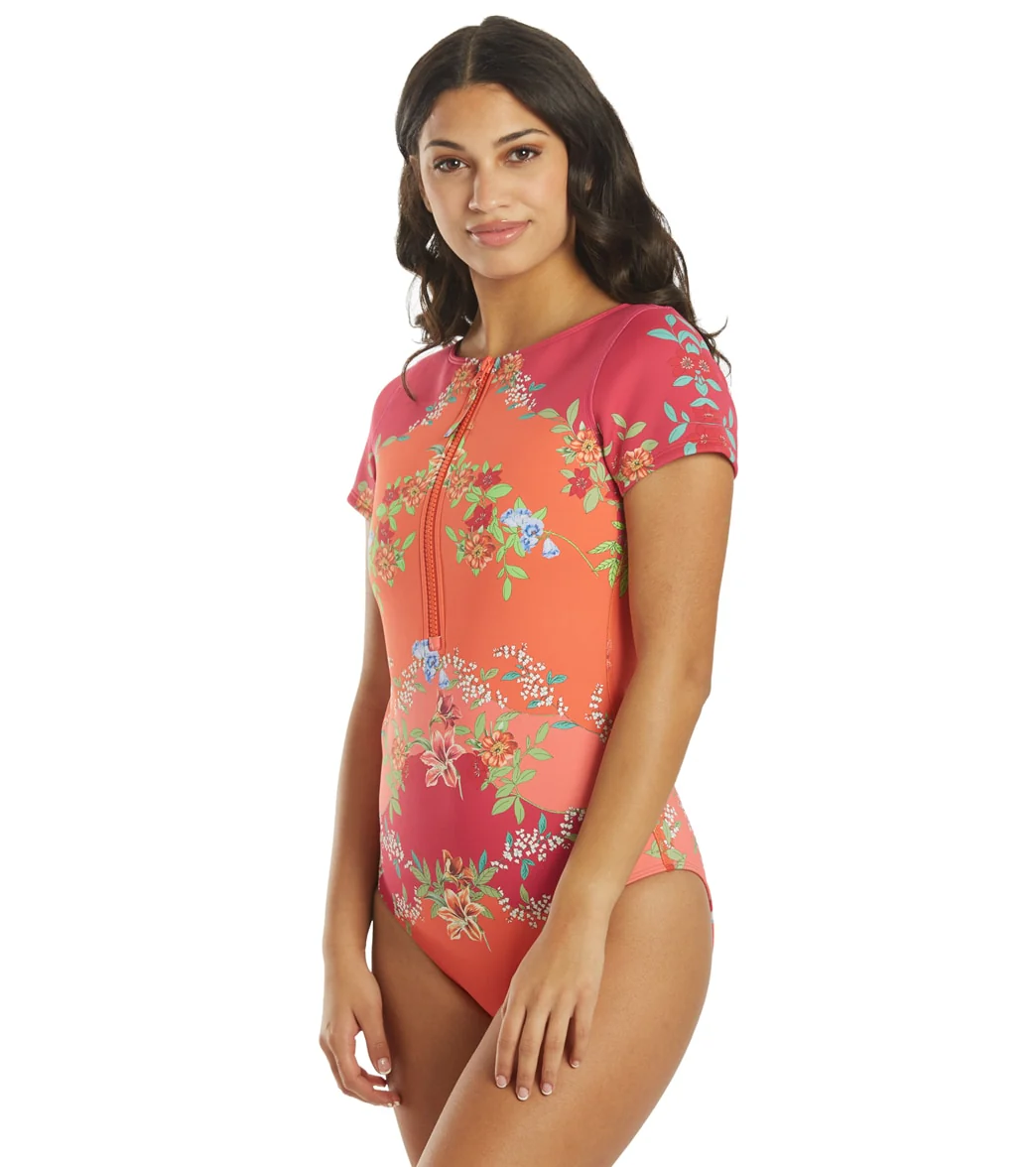 Johnny Was Women's Lucy Wave Neoprene One Piece Swimsuit - Image 7