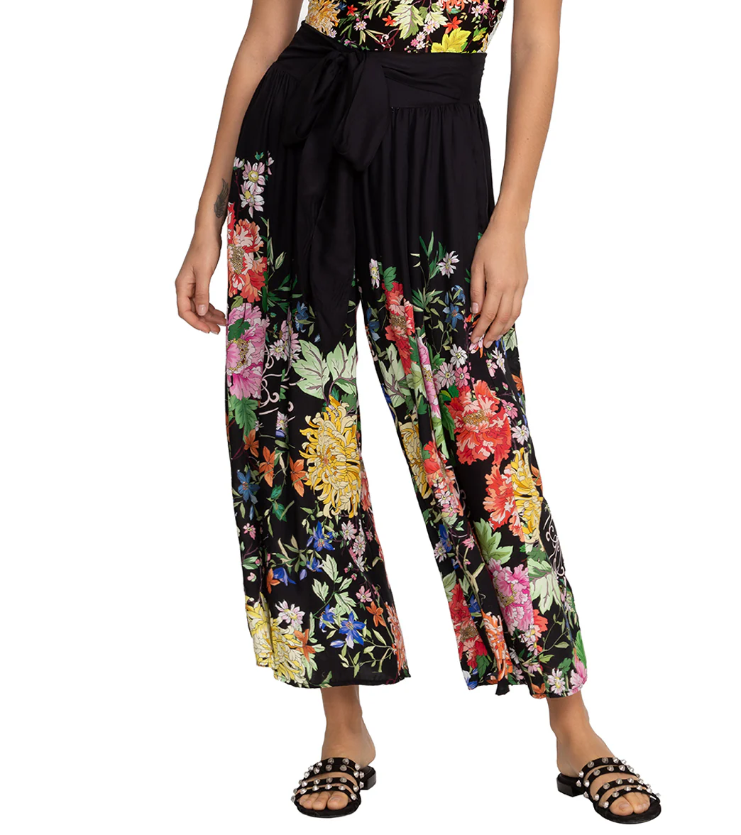 Johnny Was Women's Metalli Notte Palazzo Cropped Pant - Image 8