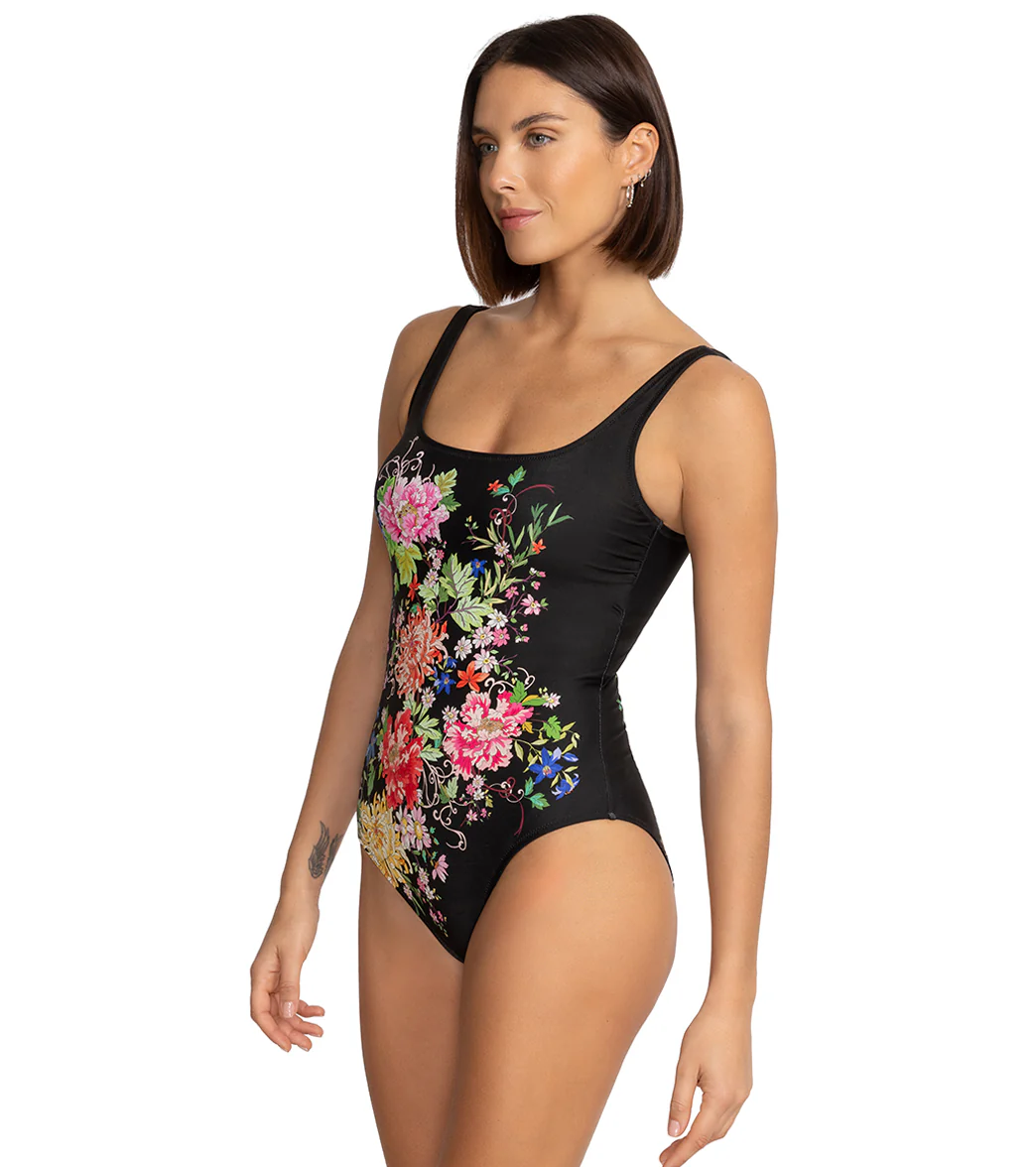 Johnny Was Women's Metalli Notte Tanksuit One Piece Swimsuit - Image 2