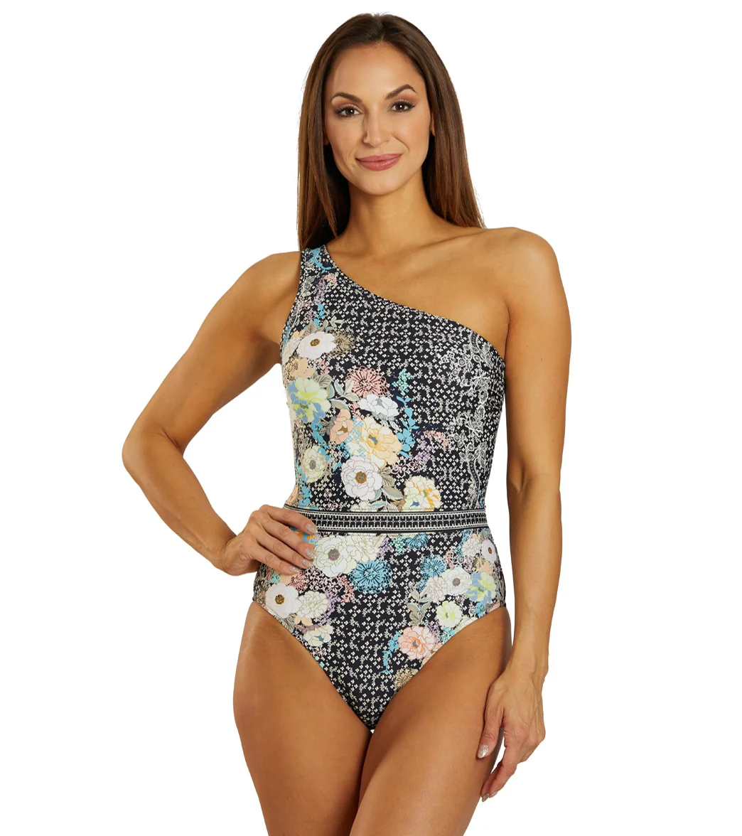 Johnny Was Women's Mila One Shoulder One Piece Swimsuit - Image 6