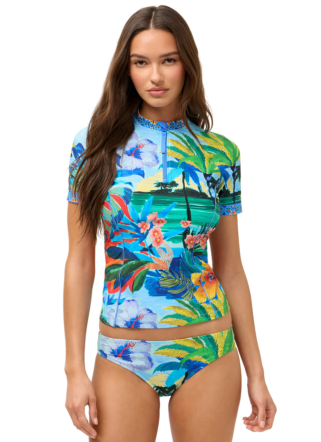 Johnny Was Women's Paradis Short Sleeve Surf Shirt - Image 2