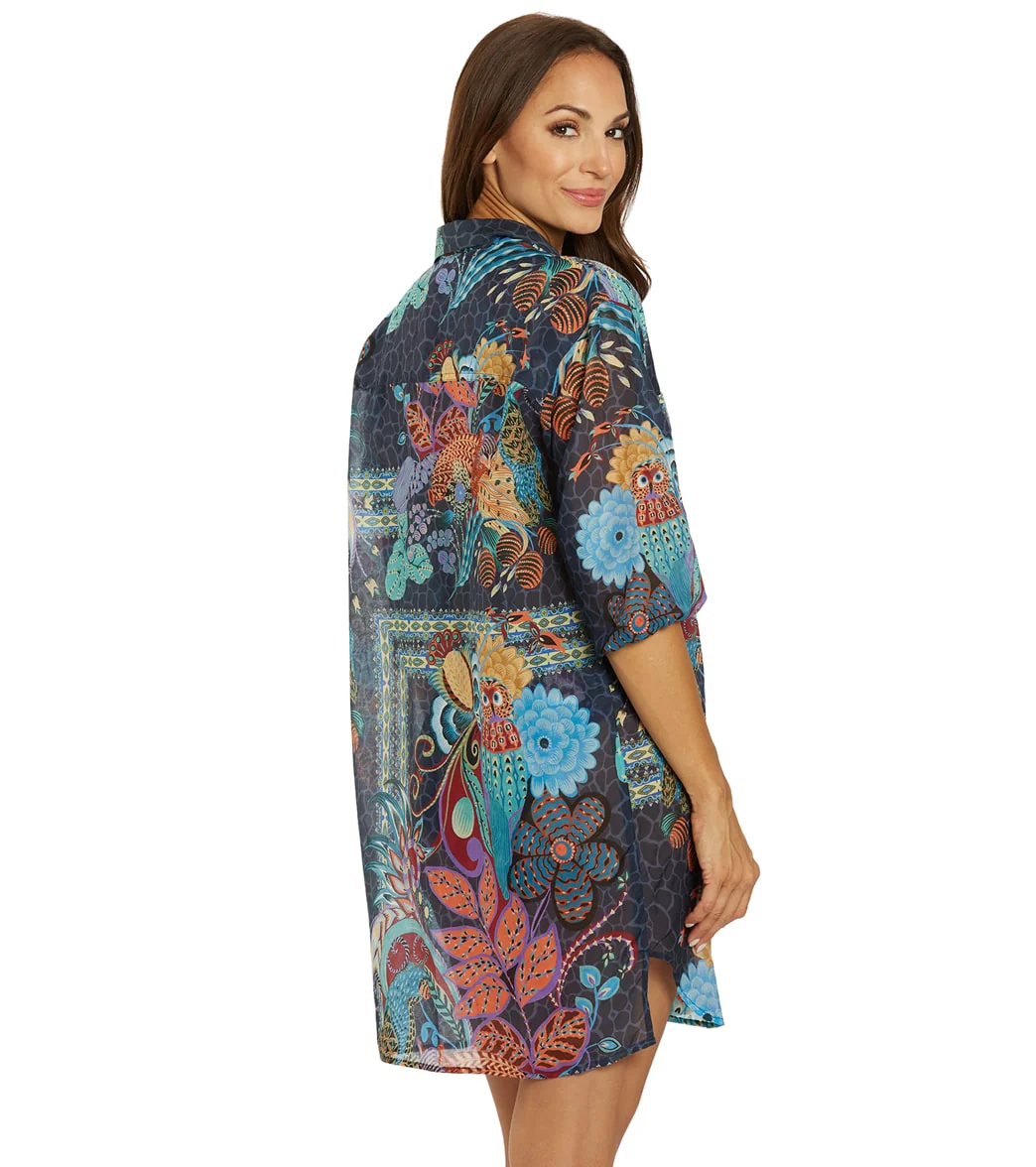 Johnny Was Women's Shirt Cover Up Dress - Image 3