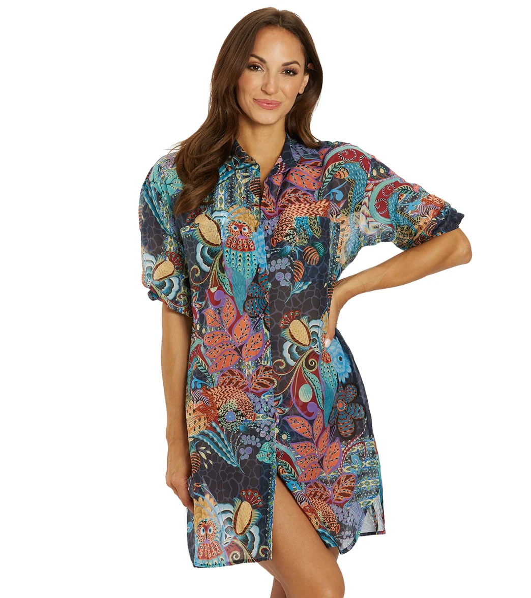 Johnny Was Women's Shirt Cover Up Dress - Image 7