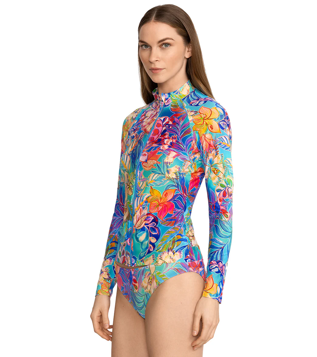Johnny Was Wome's Helena Long Sleeve Surf Shirt - Image 4