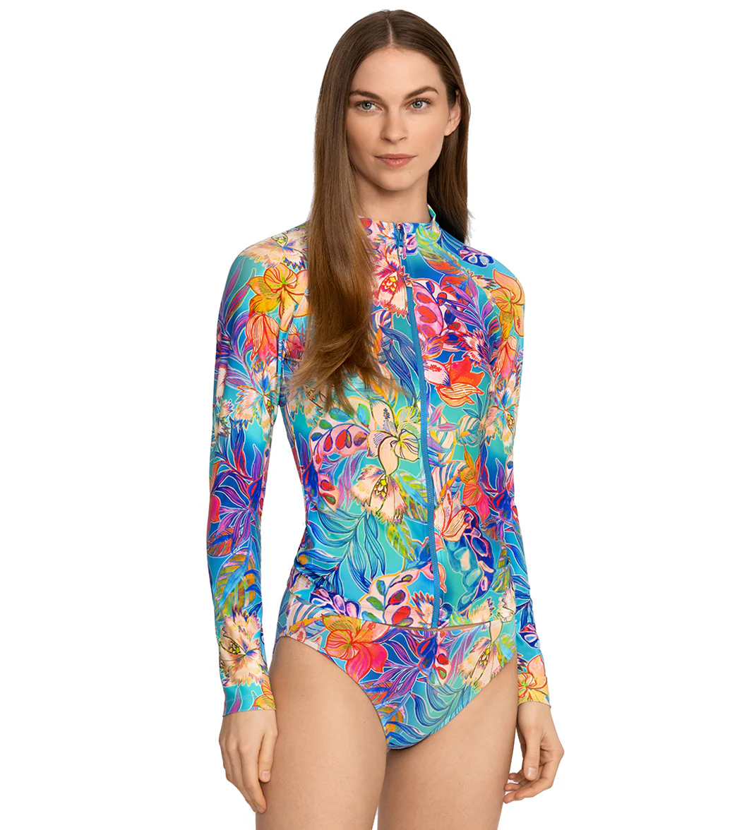 Johnny Was Wome's Helena Long Sleeve Surf Shirt - Image 7