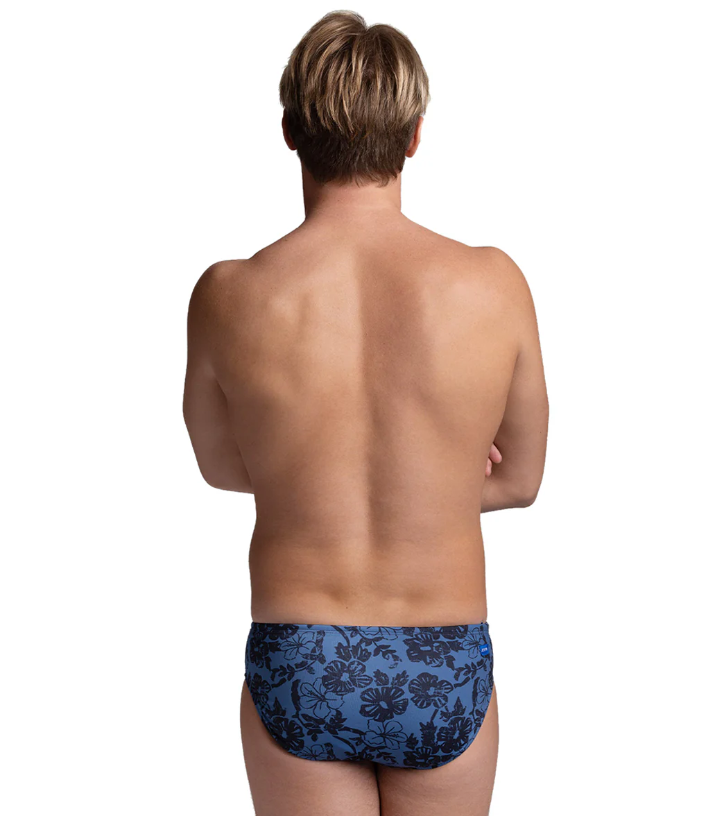 JOLYN Men's Brolyn Aloha Nights Printed Brief Swimsuit - Image 3