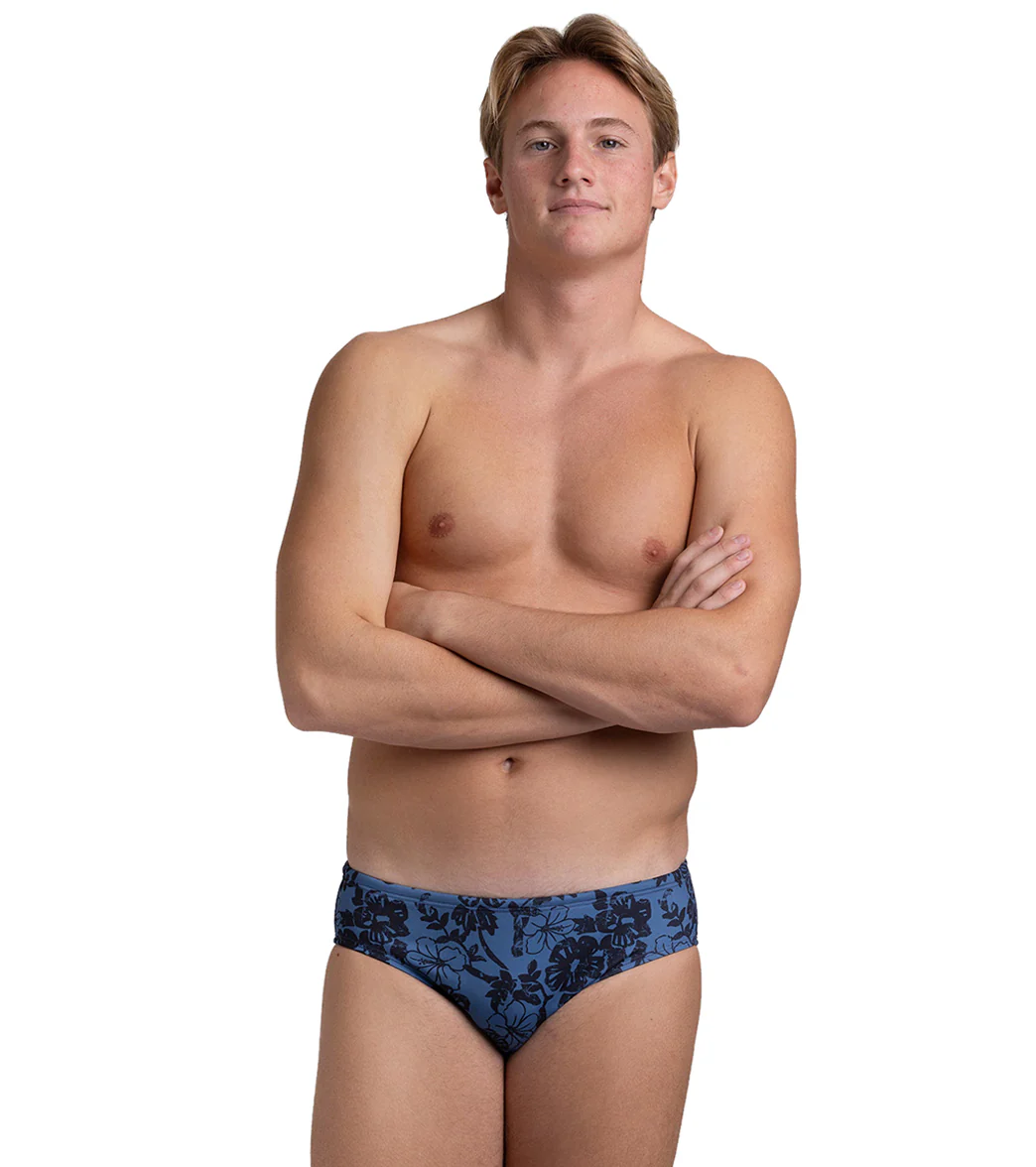 JOLYN Men's Brolyn Aloha Nights Printed Brief Swimsuit - Image 7