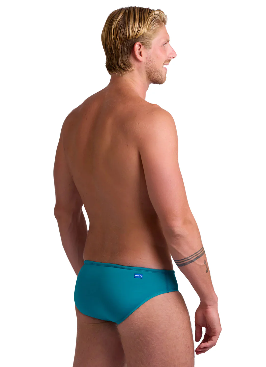 JOLYN Men's Brolyn Solid Brief Swimsuit - Image 85