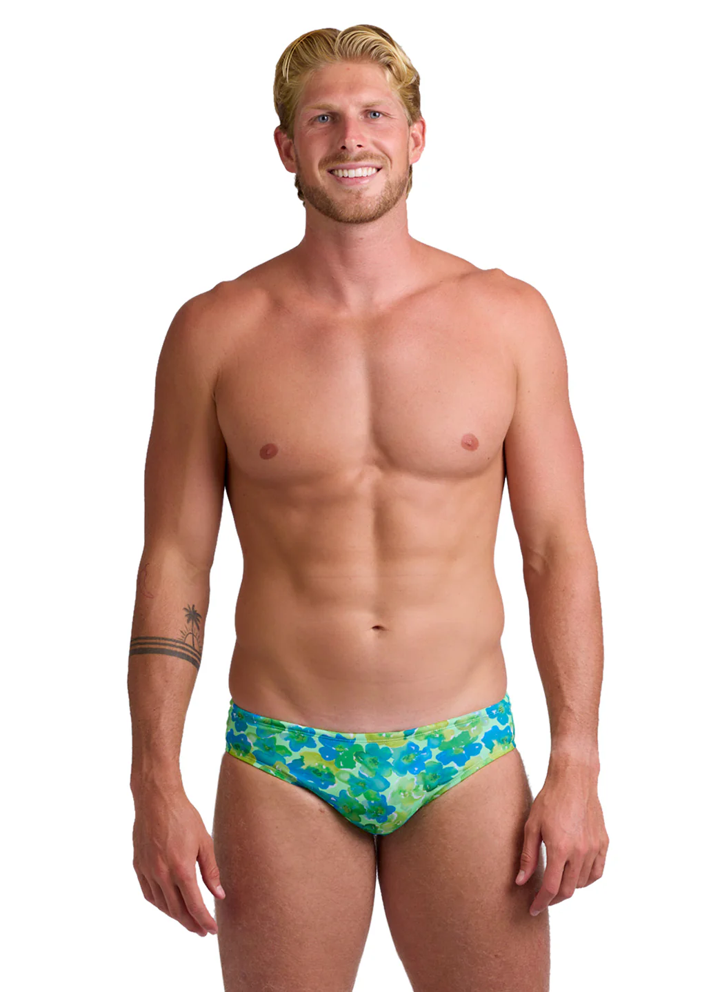 JOLYN Men's Brolyn Water Blossom Brief Swimsuit - Image 3