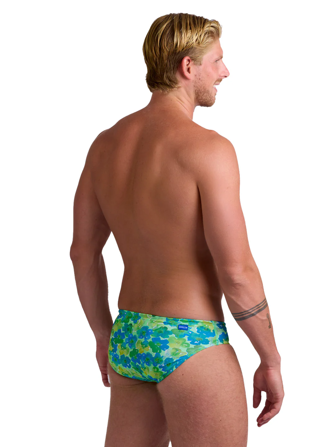 JOLYN Men's Brolyn Water Blossom Brief Swimsuit - Image 4