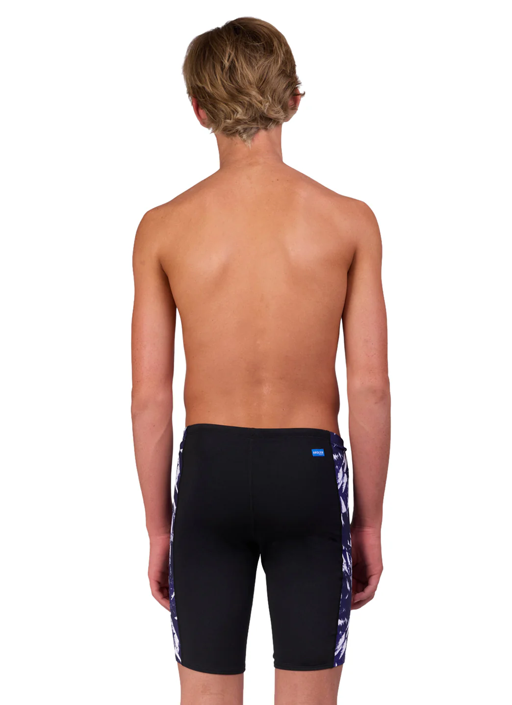 JOLYN Men's Jammer Leaves Spliced Jammer Swimsuit - Image 29