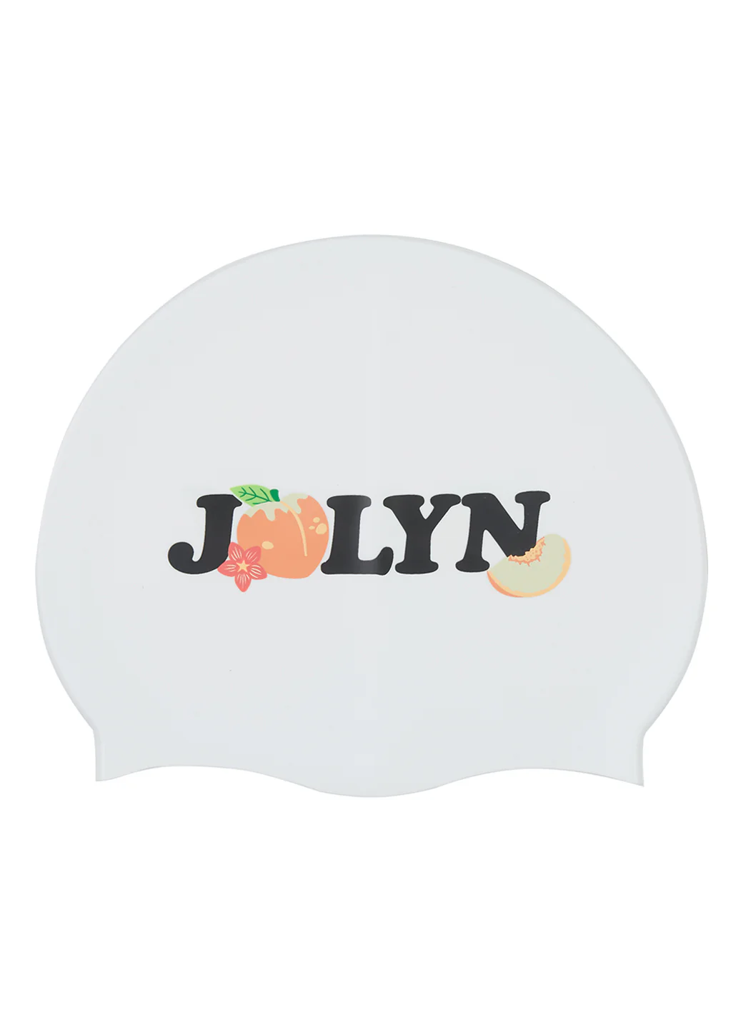 JOLYN Peach Silicone Swim Cap - Image 5