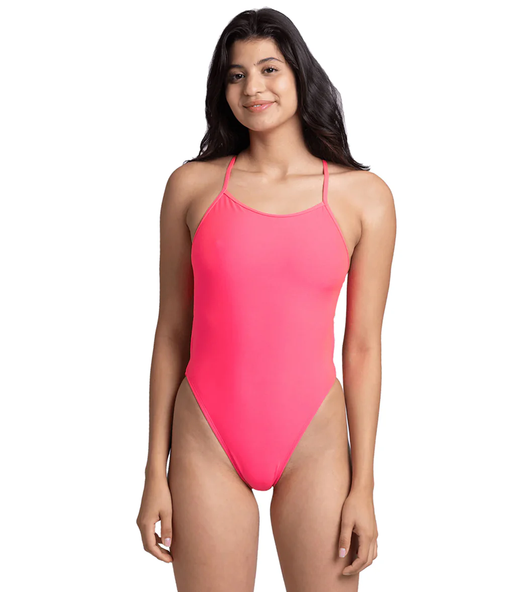 JOLYN Women's Alyssa Solid One Piece Swimsuit - Image 6