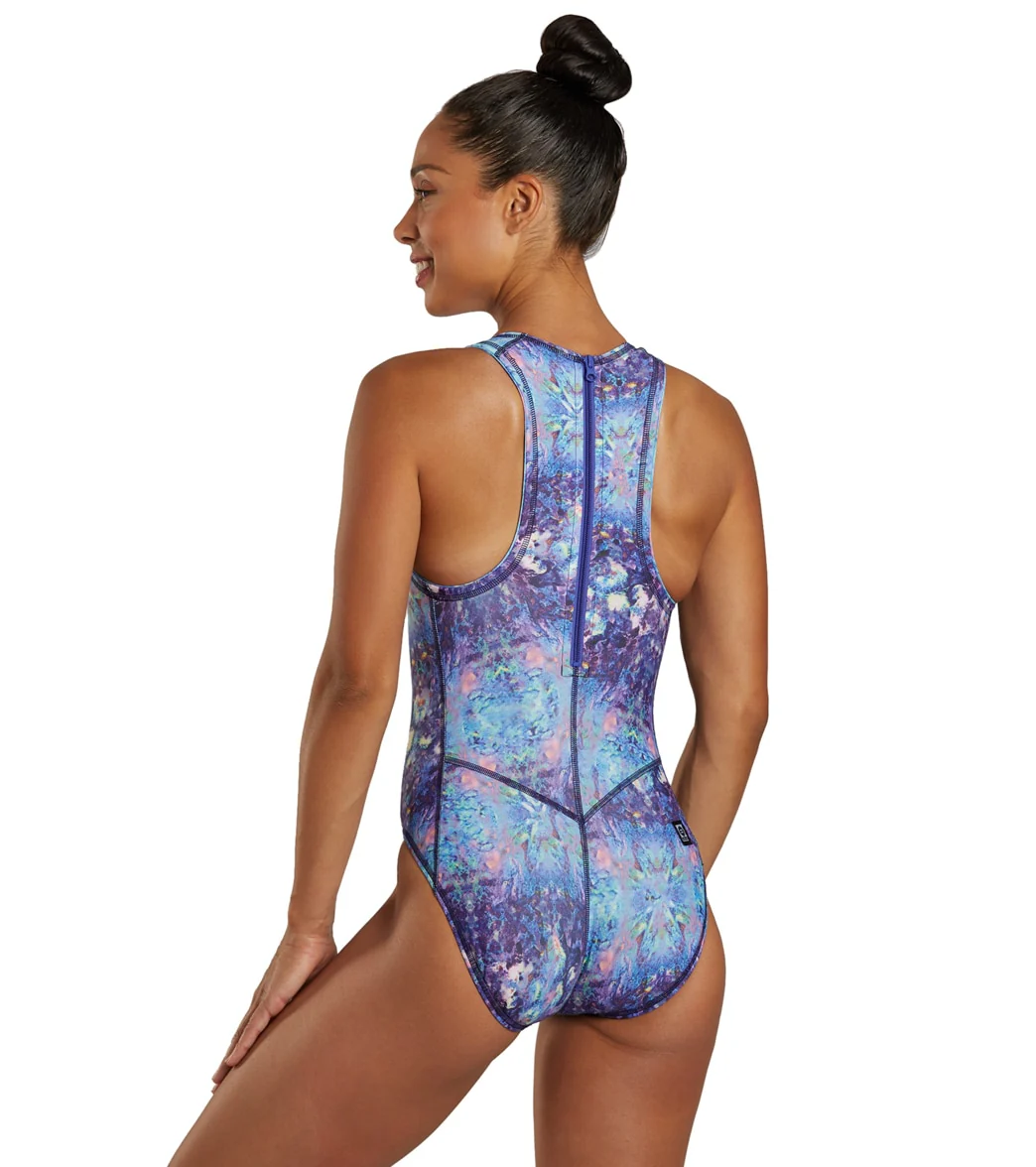 JOLYN Women's Anique Spaced Out Water Polo Suit - Image 3