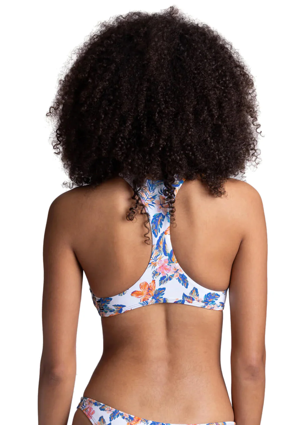 JOLYN Women's Aster Floratiki Racerback Bikini Top - Image 5