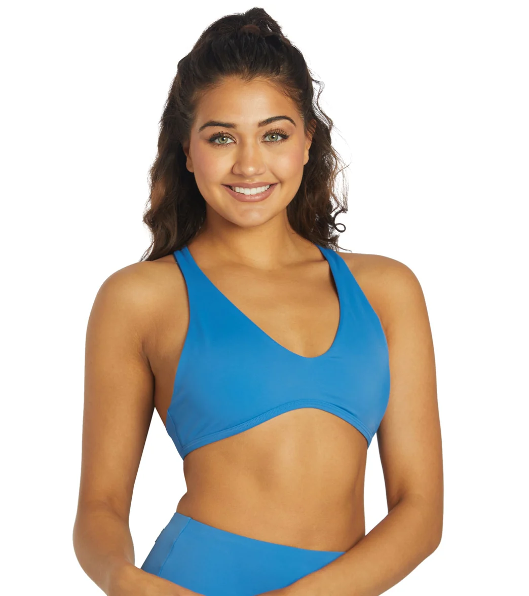 JOLYN Women's Aster Solid Racerback Bikini Top - Image 35