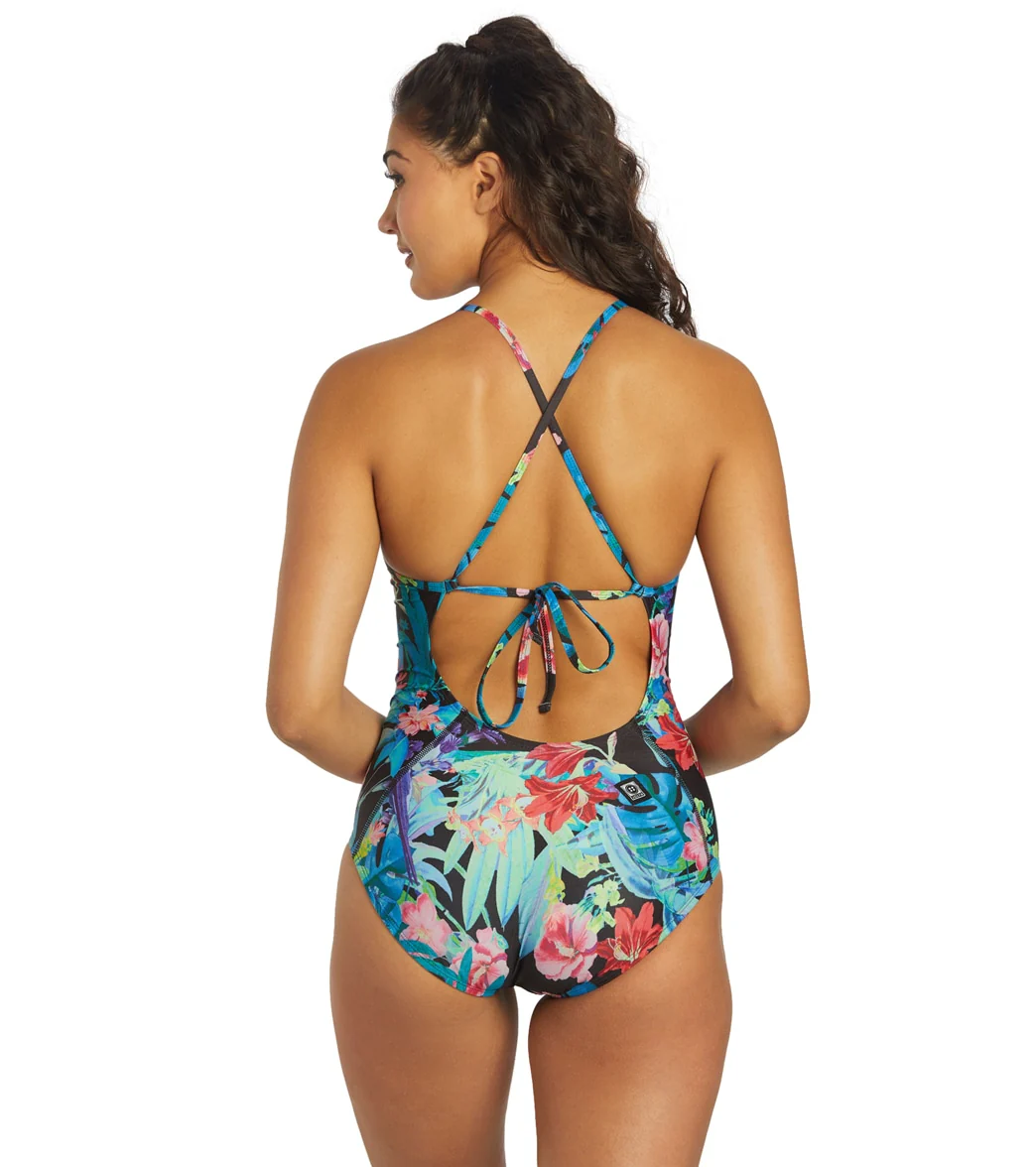 JOLYN Women's Belle Tropix One Piece Swimsuit - Image 3
