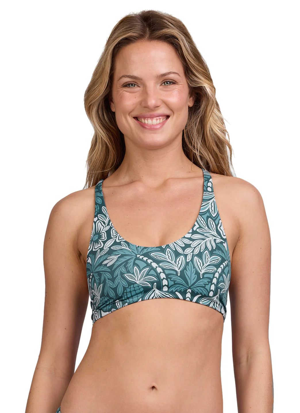 JOLYN Women's Blake Shorebreak Tie-Back Bikini Top - Image 3