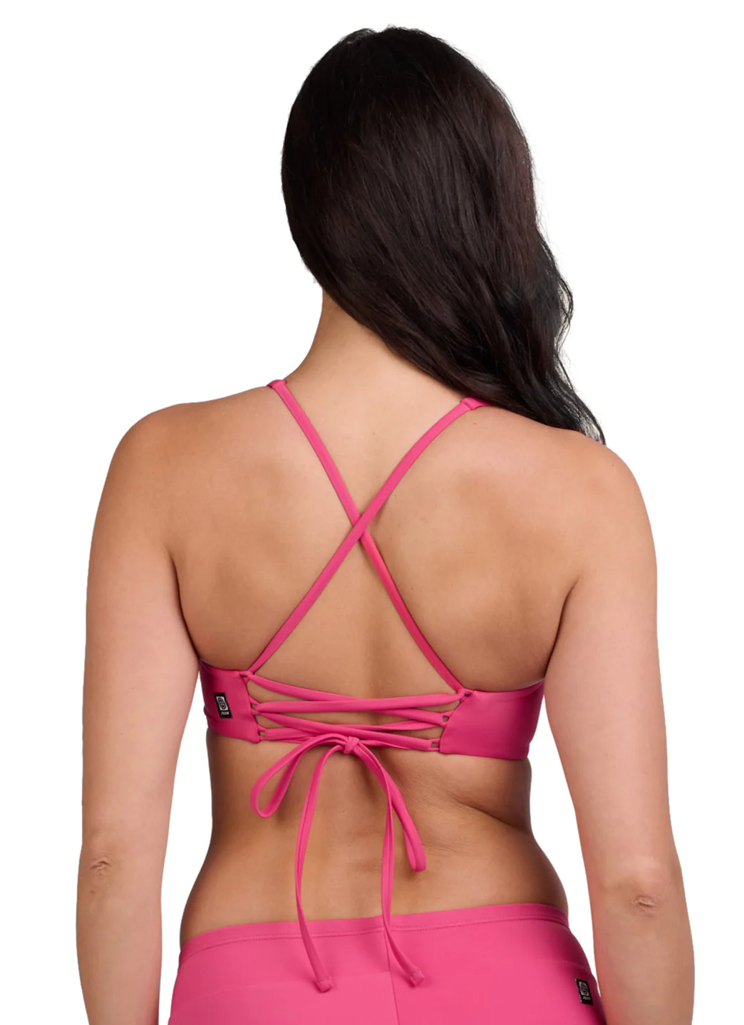 JOLYN Women's Blake Solid Tie-Back Bikini Top - Image 10