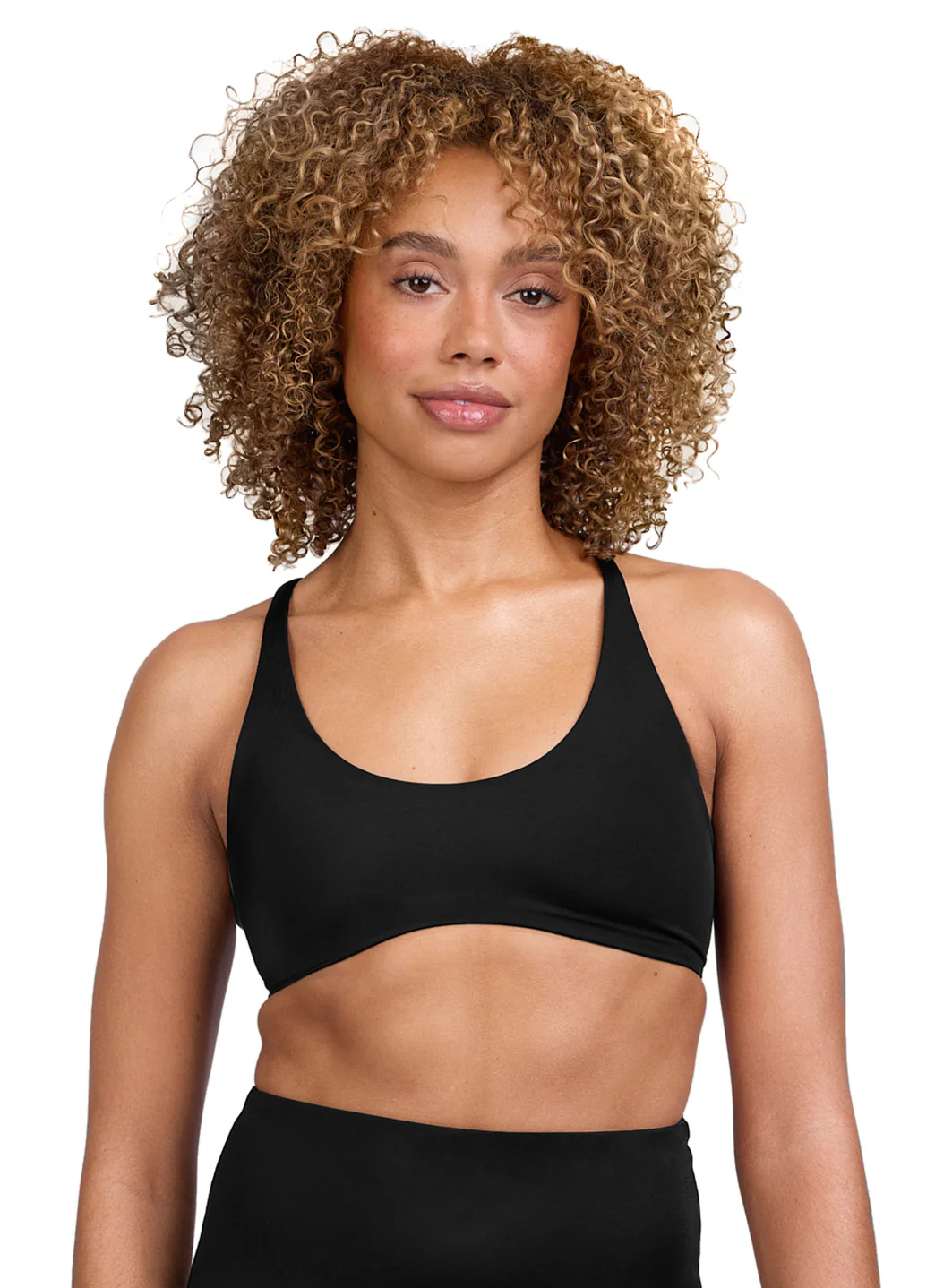JOLYN Women's Blake Solid Tie-Back Bikini Top - Image 14