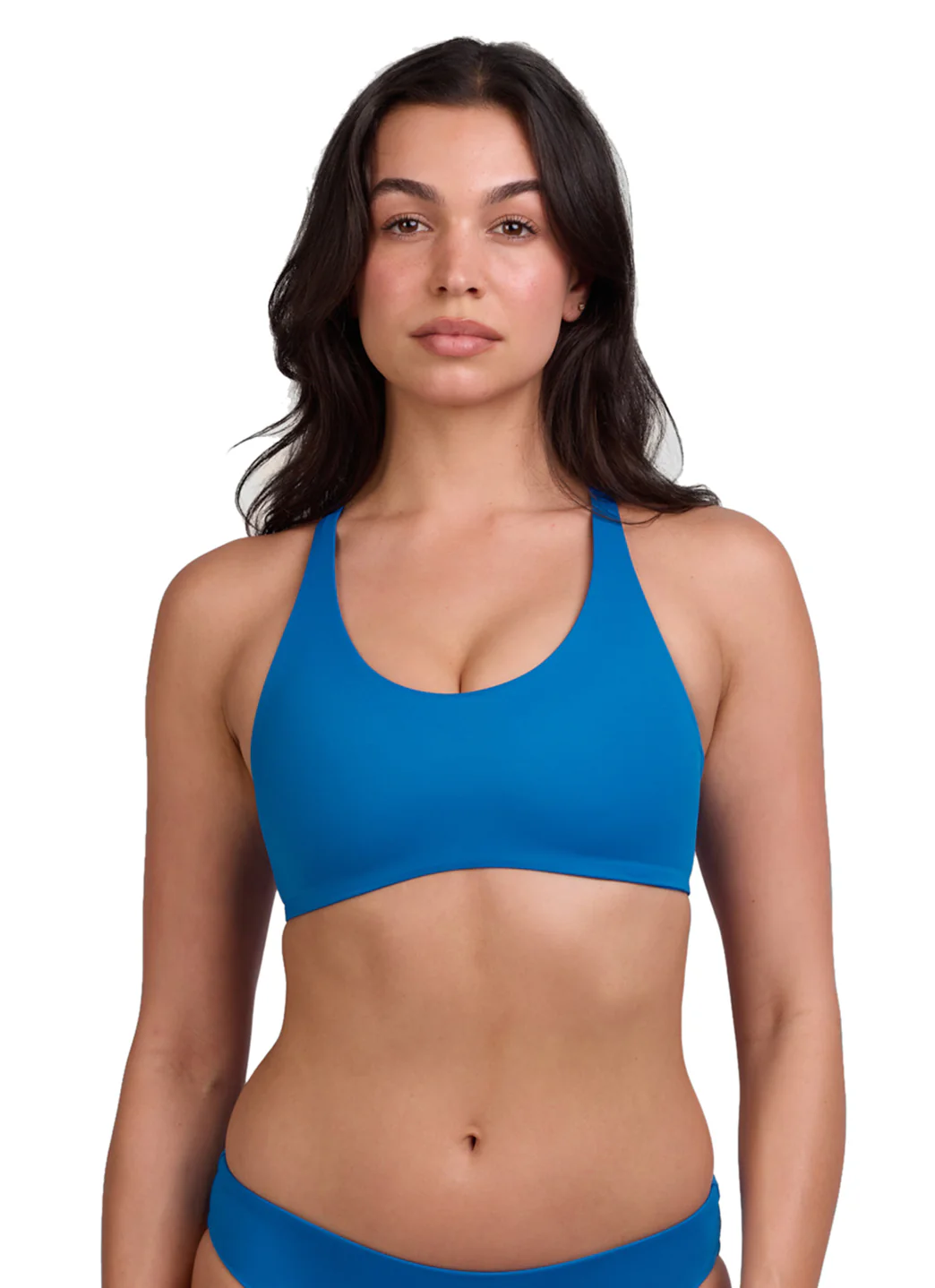 JOLYN Women's Blake Solid Tie-Back Bikini Top - Image 2