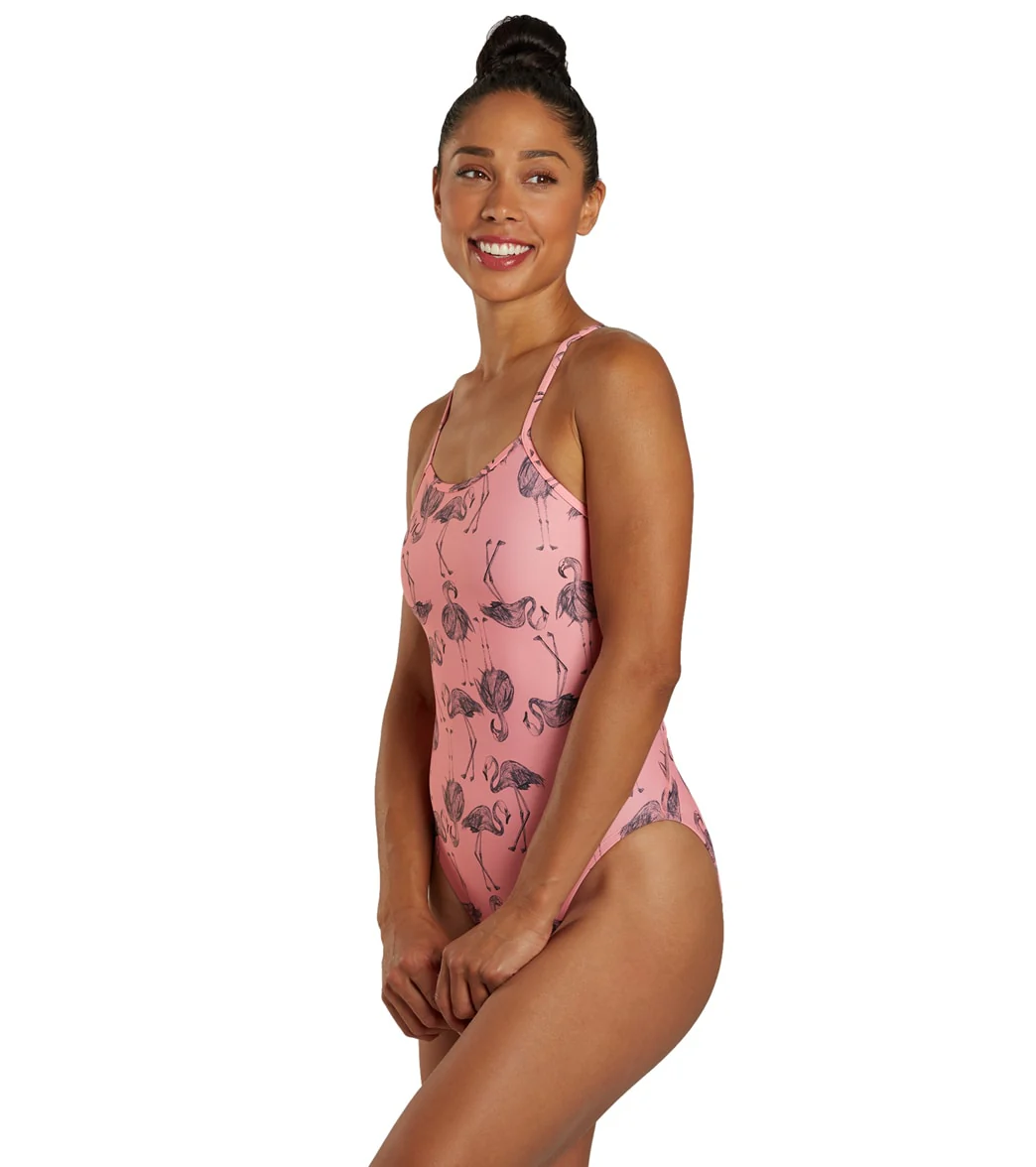 JOLYN Women's Brandon 2 Papaya Flammy One Piece Swimsuit - Image 4
