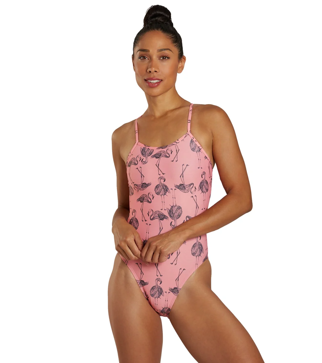 JOLYN Women's Brandon 2 Papaya Flammy One Piece Swimsuit - Image 6