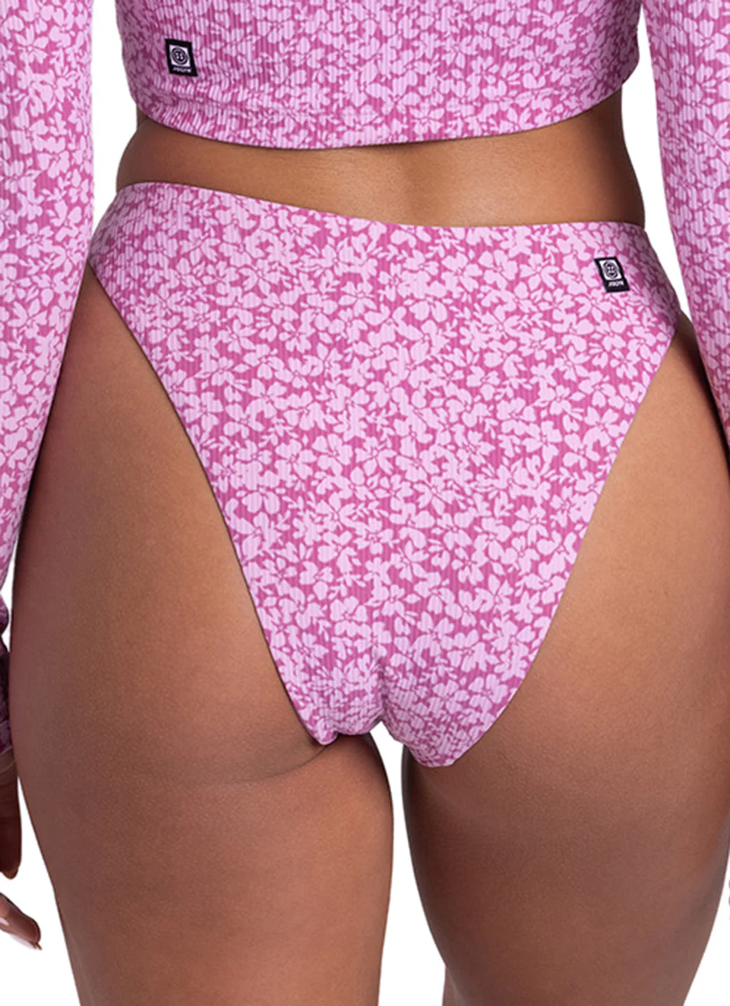JOLYN Women's Calypso Kelia Rib Cheeky Bikini Bottom - Image 5