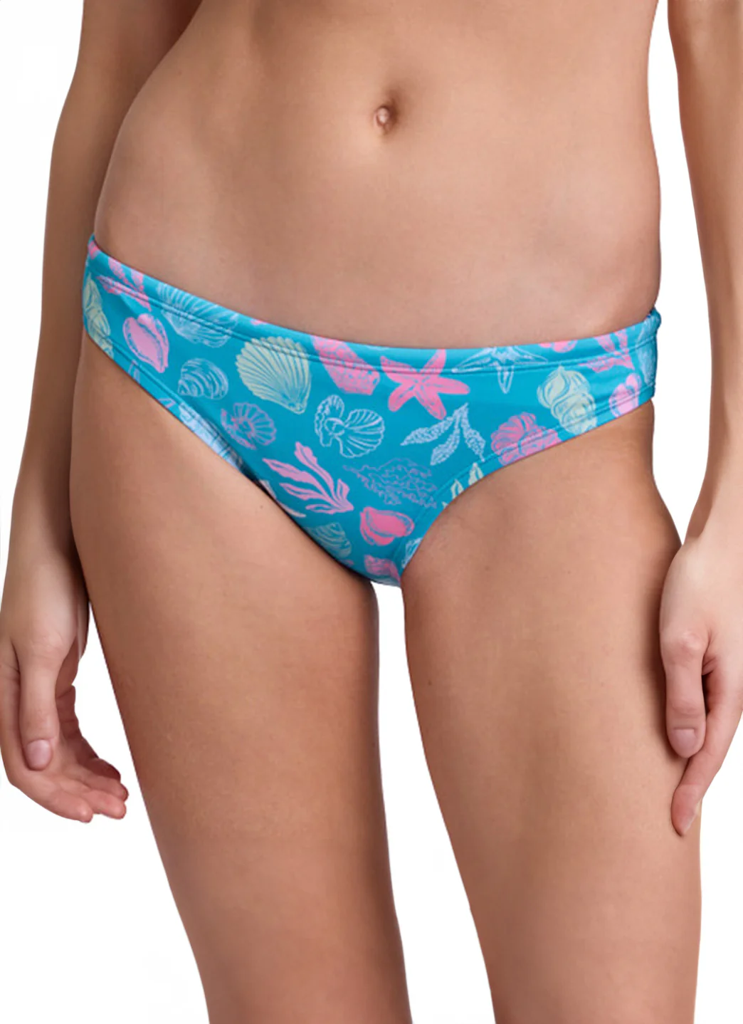 JOLYN Women's Coral Blush Andy Printed Bikini Bottom - Image 2