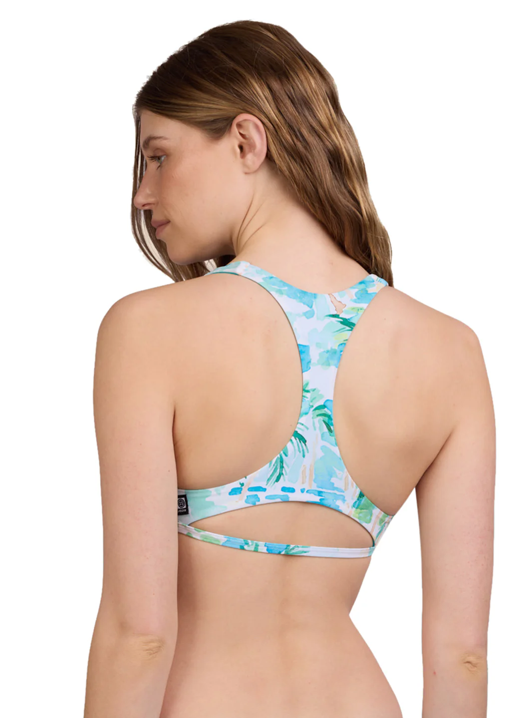 JOLYN Women's Doris Cocopalm Racerback Bikini Top - Image 6