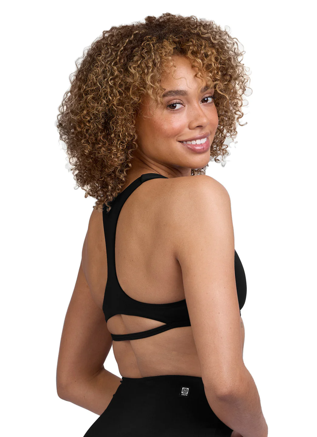 JOLYN Women's Doris Solid Racerback Bikini Top - Image 10