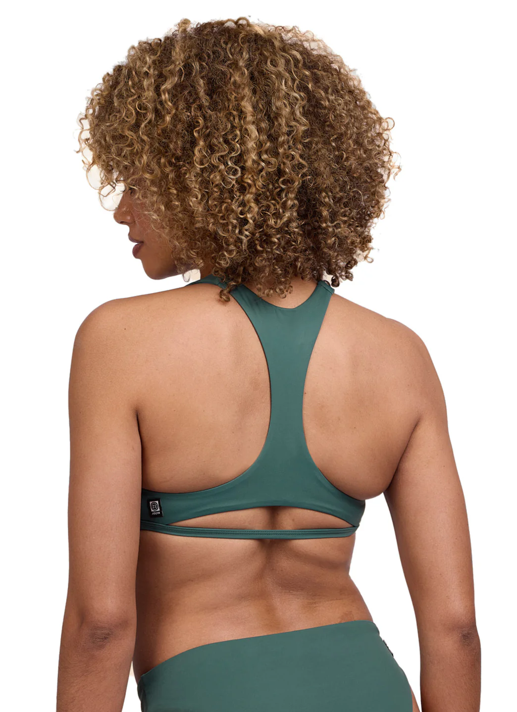 JOLYN Women's Doris Solid Racerback Bikini Top - Image 18