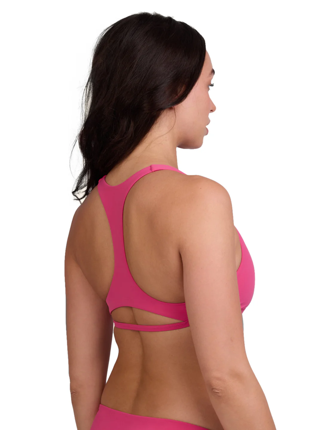 JOLYN Women's Doris Solid Racerback Bikini Top - Image 3