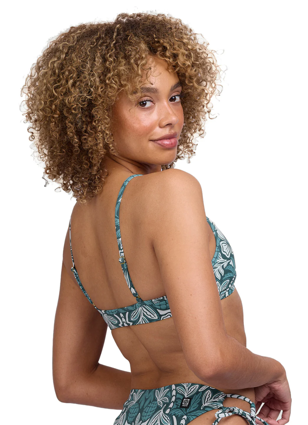 JOLYN Women's Faye Shorebreak Front Knot Bikini Top - Image 4