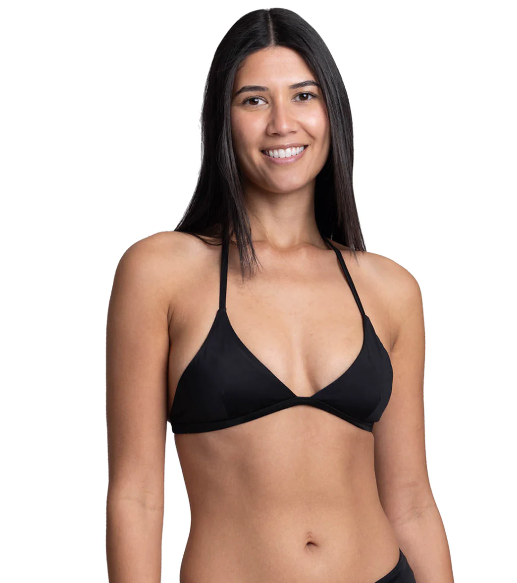 JOLYN Women's Hailey Triangle Y Back Detail Bikini Top - Image 25