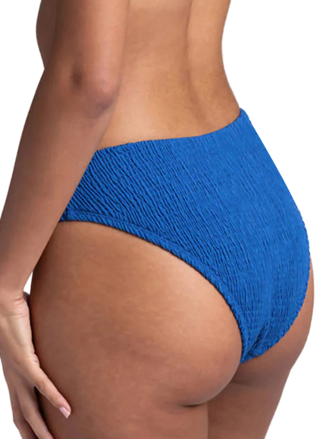 JOLYN Women's Hazel High Waist Smocked Bikini Bottom - Image 8