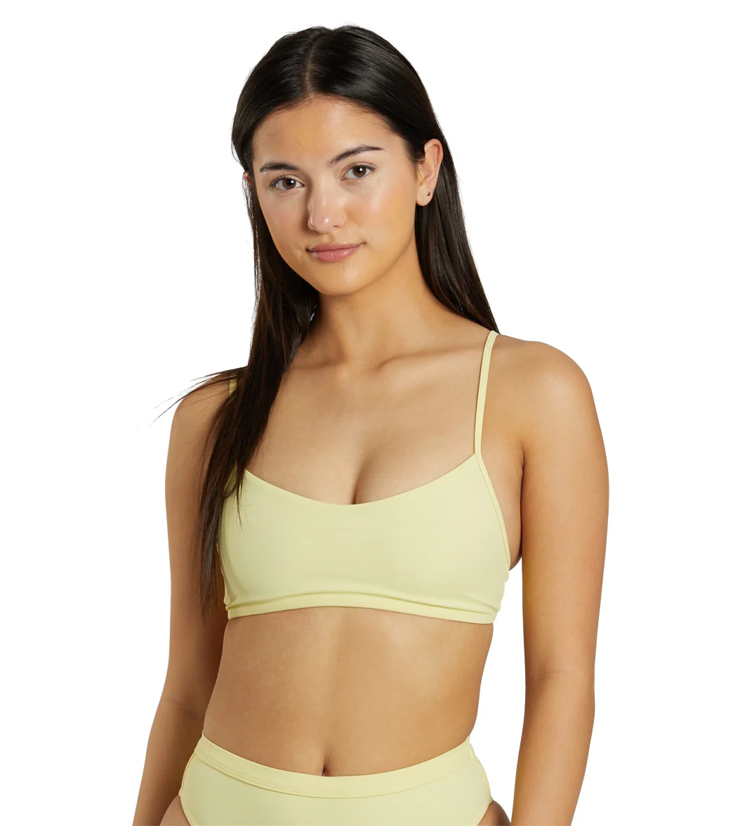 JOLYN Women's Hikari Solid Tie-Back Bikini Top - Image 19