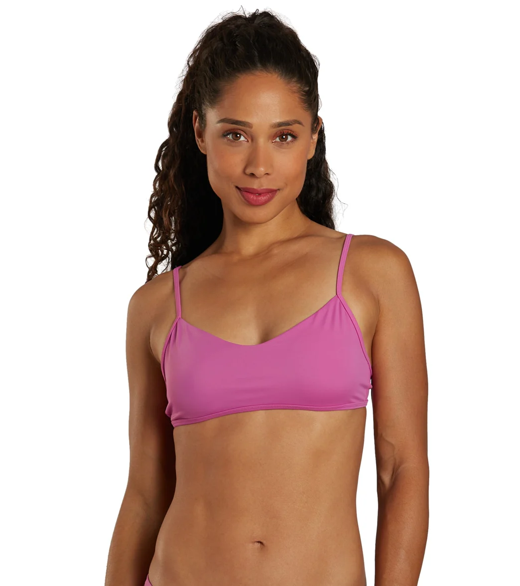 JOLYN Women's Hikari Solid Tie-Back Bikini Top - Image 7