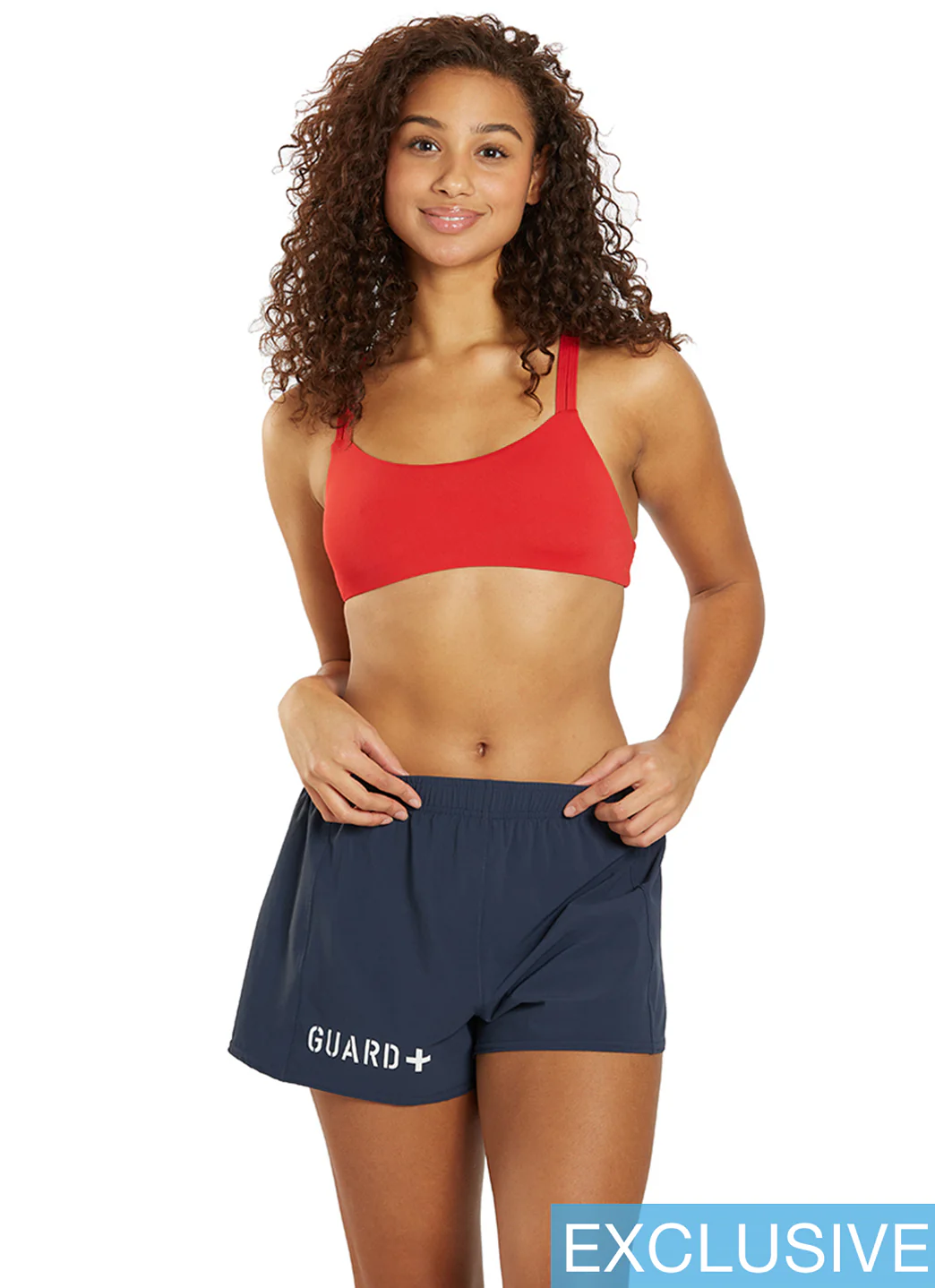 JOLYN Women's Janie Lifeguard Logo Run Short - Image 11