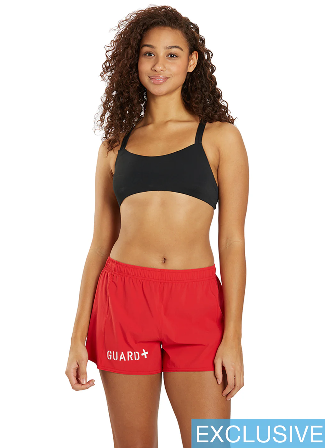 JOLYN Women's Janie Lifeguard Logo Run Short - Image 4