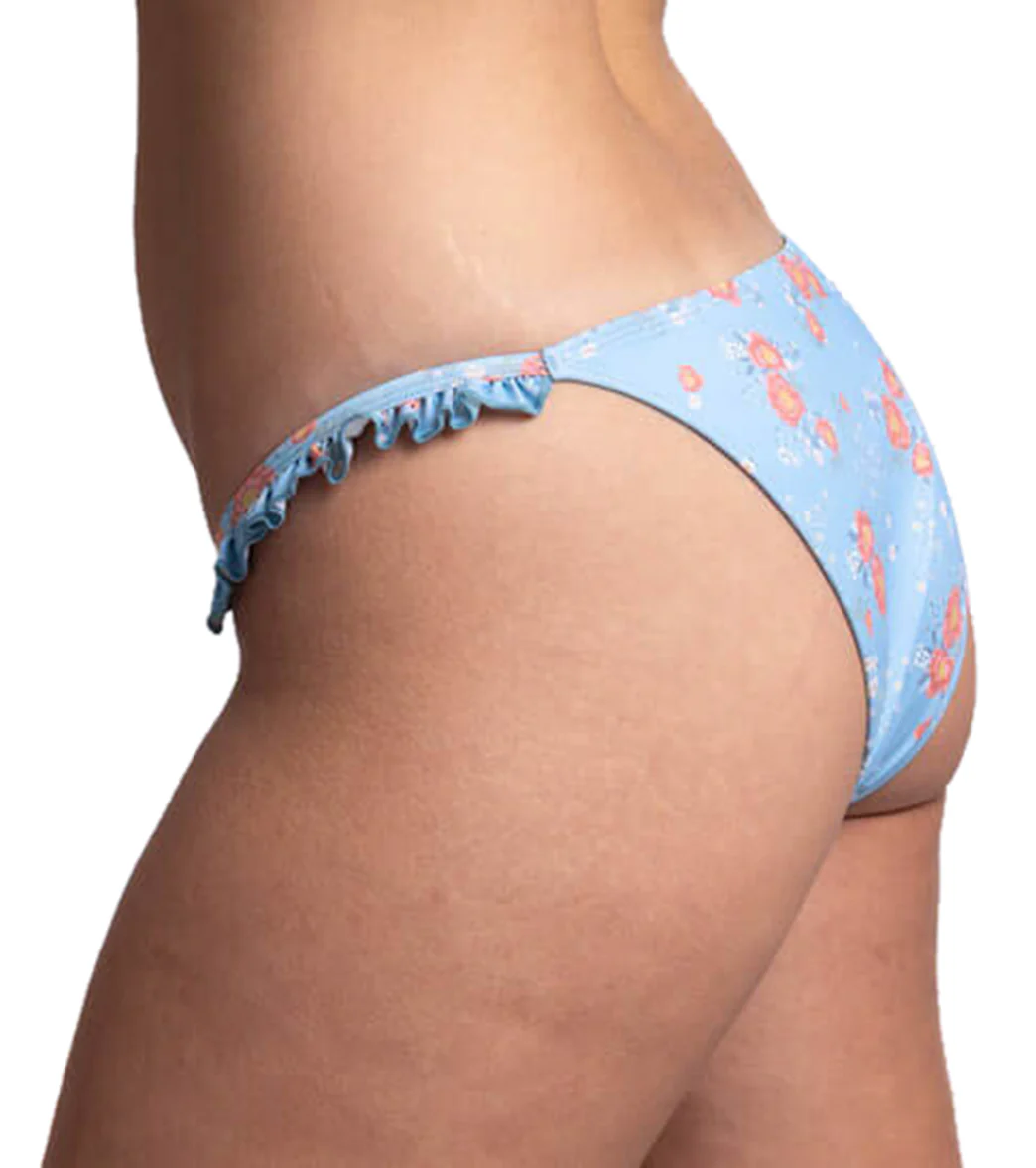 JOLYN Women's Karlee Rosalinda Side Ruffles Low Rise Bikini Bottom - Image 5