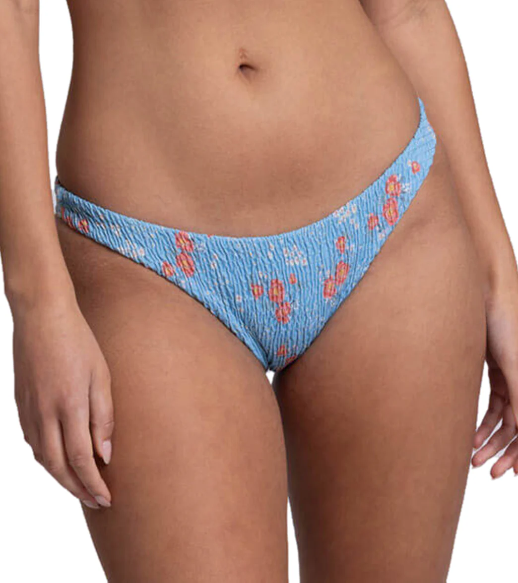 JOLYN Women's Kelia Rosalinda Smocked French Cut Bikini Bottom - Image 6