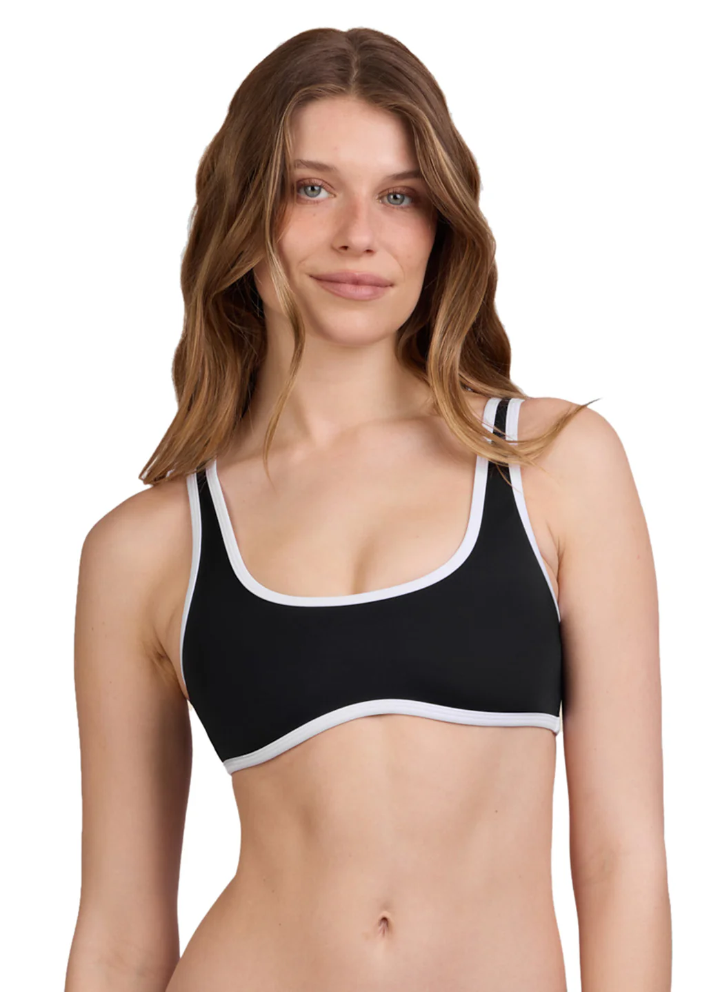 JOLYN Women's Larisa Color Block Bikini Top