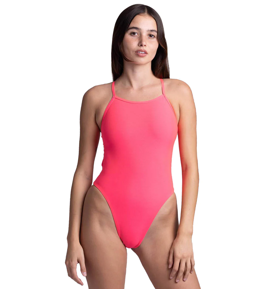 JOLYN Women's Lexi Solid One Piece Swimsuit - Image 14